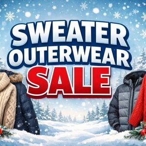 Winter Sale! Clarance On Sweaters, Jackets and Coats